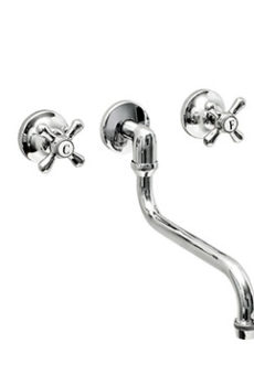 Griferia Cocina De Pared Embutir Pico S AQUALAF