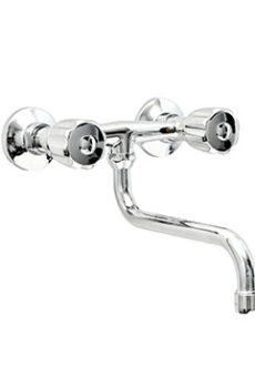 Griferia Cocina Pared Exterior Pico S AQUALAF